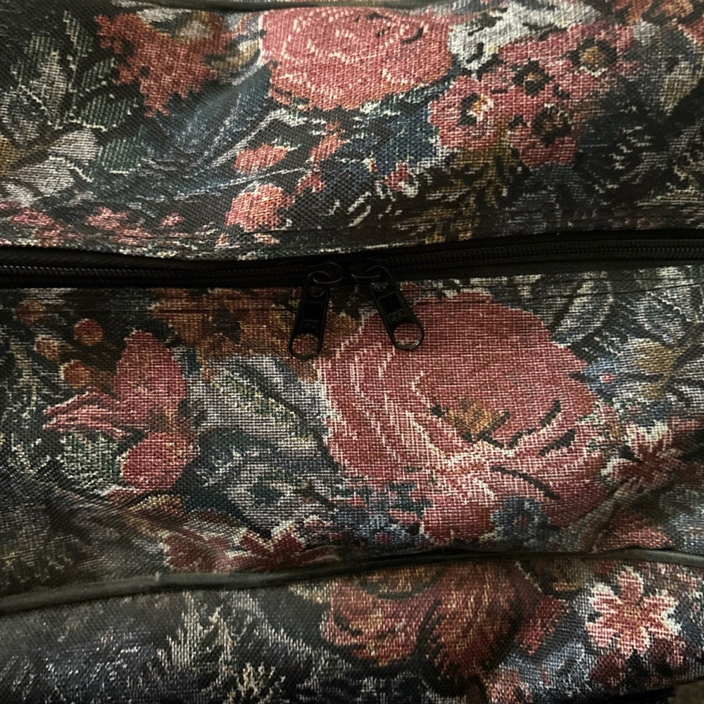 Vintage Kenmore Sewing Machine Carrying Case, Travel Carry Tote Bag Tapestry - Picture 8 of 13